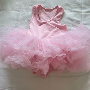 Size 3 pink fluffy leotard